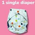 Reusable Cloth Diaper Set with Adjustable Inserts, Washable Baby Nappy Covers, Adjustable & Quick-Dry, Multi-Pack, Sizes 0-8 Years. 