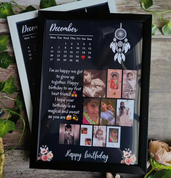 A4%20size%20black%20theme%20/%20Happy%20birthday%20photo%20frame%20With%20Birthday%20Calendar%20and%20Ultra%20HD%20Pictures%20Customized%20Picture%20Frame%20-%20Image%203