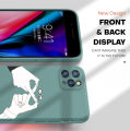 AMORVOR for Realme C21 Back Cover Love Infinity Side design Soft Case Liquid Silicone Phone Cases. 