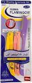 Pack Of 3- Feather Flamingo Facial Razor for Face, Eyebrows & Body shaving | 3-Piece Facial Touch-up Razor | Flamingo Facial Razors for Face, Eyebrows & Body Hair Removal. 