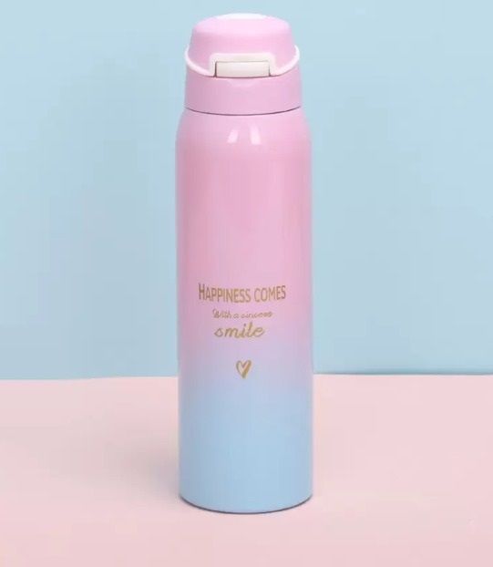 Sports Water Bottles 500ML Thermos Water Bottle Thermos Mug Stainless