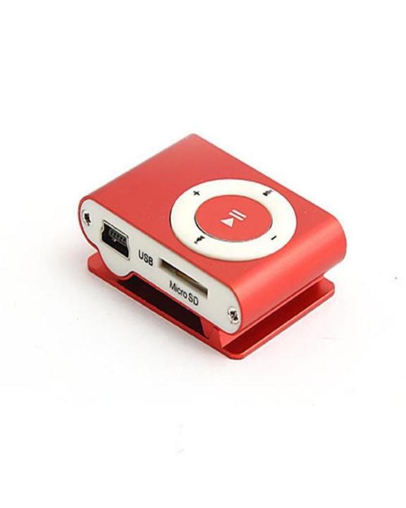 Mini Shuffle MP3 Player - Red