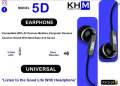 KHM Universal HandFree/HandsFree 5D Sound with built-in Mic. 