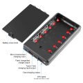 HAWEEL DIY 6 x 18650 Battery 24W Fast Charge Power Bank Box Case with Display, Not Include Battery. 