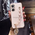 Casing huawei nova 9 se huawei nova9 se Phone Case softcase Shockproof with Bracelet for girl Silicone new design. 