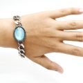 2020 New Design Men Stainless steel Round Stone Beaded Bracelet Mens Jewelry. 