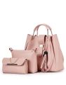 RangooN 3Pcs Female Hand Bags With Tassels Shoulder Bags For Girls Ladies Bags In Sale Low Price Women Handbag Crossbody Bags For Girls University Bags For Girls PU Leather Top Handle Bags For Women Tote Shoulder Handbags. 