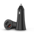 Xiaomi Mi 37W Dual-Port USB Car Charger - Model : CC06ZM - Andriod - Super Fast Adapter - Socket - Black - Qualcom 3.0 Certified. 