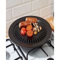 Smokeless Barbecue Grill Pan Gas Household Non-Stick Gas Stove Plate Electric Stove Baking Tray BBQ Grill Barbecue Tools. 
