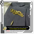 Customize Name Coat Pin, Label Pin, Name Brooch. 