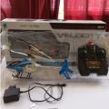 Velocity Mini Helicopter Toy, For Kids|Rexter High Speed Velocity RC Helicopter for kids With Unbreakable Blades & IR Sensors| VELOCITY MINI BLUE COLOR REMOTE CONTROL HELICOPTER FOR KIDS. 