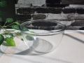 Mixing Bowl 7 Inches Clear Glass Microwave Oven safe. 