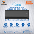 Midea 2.0 Ton Full DC Inverter AC | Model MSEZ2D-24HRFN1-QC0 Xtreme Plus Series | А++ Еnеrgу Сlаѕѕ | T3 Compressor | Heat & Cool | Up to 71% Energy Saving | WiFi Enabled | Self-Cleaning & Sterilization | 12 Years Warranty  / Midea Free Installation. 