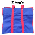 2x Store Your Clothes Safely and Securely with our High Quality Large Storage Bags 20" x 17" x 10" Size Clothes Storage bag. 