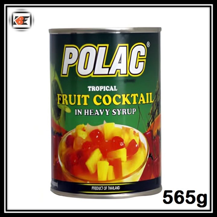Polac Fruit Cocktail 565gm Fruit Cocktail is a Delicious and Convenient Canned Fruit Imported and High Quality Product