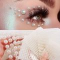 Hair Pearls Stick On Self Adhesive Pearl Stickers for Hair and Face. 