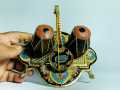 Handmade Brass Sangeet Set - Classical Music Lover's Decorative Piece | Brass Décor | Handicraft Decoration | Brass Decoration Pieces. 