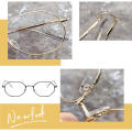Optical Sunglasses Fashion Ins Trend Octagonal Anti-Blue Light Glasses Uv400 Protection Anti-Blue Light Vintage Eyeglasses for Computer Outdoor Travel Daily Wear Fashion Accessory Women Office Use. 