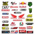 EVO Helmet decal Racing Sponsor reflective sticker for motorcycle decorative honda decals. 