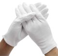 Pack of 2 Cotton Gloves Working Gloves Safety Gloves Mechanic Gloves Sweat-Proof Breathable SPA Gloves Ceremonial Inspection Gloves White. 