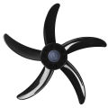 Good Packaging Household Plastic Fan Blade 5 Leaves with Nut Cover for 20 Inch Standing Pedestal Fan Table Fanner Accessory. 