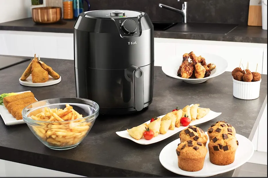 Tefal Easy Fry EY201815 Hot Air Fryer Oil Free 1500 W Black | Daraz.pk