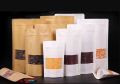 Sample Pack of 20 Kraft paper pouches Mix Sizes Brown kraft paper stand up pouch, stand up paper bags with window and zipper Packaging material, packaging box, packaging bags food container, food grade material. 