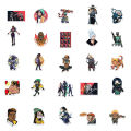 10/30/50PCS Game Valorant Yoru Skye Functional Secure Stationery Sticker Reyna Omen Graffiti School Supplies Fantasy Figurines. 