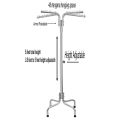 Rotating Boutique Display Stand Metal Clothes Rack for Hanging Shirts, Dresses, and Coats Ideal for Fashion Stores, Exhibitions, and Retail Outlets.. 