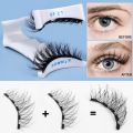 Reusable Eyelashes Extension Applicator 3D False Eyelashes Tweezer Professional Long Lasting Eyelashes Curler Eye Makeup. 