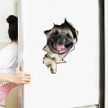 Funny Cat Dog Toilet Seat Cover Lid Sticker Bathroom Wall Art Decoration Decal. 
