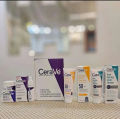 Luxolite - Original 4 in 1 CeraVe Brightening Glow Kit - Developed with Dermatologists - Skin Renewing Formula - Night Cream - Serum - Cleanser - Sunscreen. 