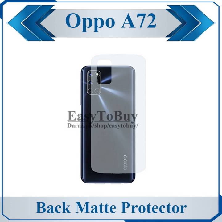 Oppo A72 Back Matte Protector Soft film Protection Soft Skin Sheet For Oppo A72
