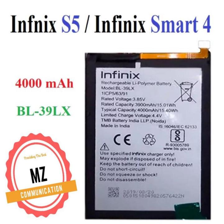 BL-39LX ORIGINAL BATTERY FOR INFINIX S5 ( X652 ), SMART 4, BL 39LX 4000MAH BRAND NEW BATTERY FOR BL39LX MOBILE