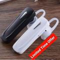 ORIGINAL M163 Wireless Bluetooth Single Earpiece With Ear Clip (Connect with All Bluetooth Devices).. 