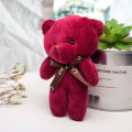Wholesale Mini Bear Soft Toy Bouquet Flower Plush Cute Bear Stuffed Toy ; Pemborong Anak Patung Balut Bunga 10~11cm ; 批发. 