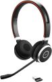 Jabra Evolve 65 MS Wireless Headset, Stereo – Includes Link 370 USB Adapter – Bluetooth Headset with Industry-Leading Wireless Performance, Advanced Noise-Cancelling Microphone, All Day Battery. 