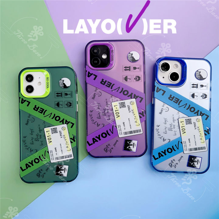 Boxihede Phone Cover V LAYOVER TaeHyung For iPhone 15 PRO 15PROMAX 15PLUS 14 X XS XR XSMAX 11 11Promax 12Pro 13Mini 13Pro 14Plus 14Promax