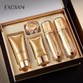 EXGYAN Gold Caviar Nourishing Set Moisturizing Skin Care Set Cleanser Facial Cream BB Cream 5 pcs Box. 