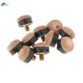 10 Pieces Billiards Cue Tip Repair Indoor Game Snooker Pool Cue Tip Pool Cue Tips for Snooker 13MM. 