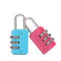 Multifunctional Mini Number Lock 3 Digit Durable Password Lock Anti-theft Solid Color Alloy Padlock Suitcase. 