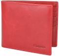 Leather Wallet For Men (RED). 