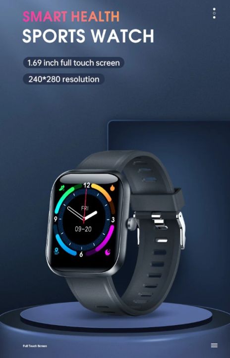 Gts1 Smart Watch, Fitness Tracker with Heart Rate Blood Pressure, Sports Smartwatch IP68 Waterproof, 1.65" Full Touch Screen Fitness Watch for Men Women Compatible Android IOS