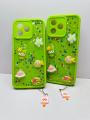 Realme C51 \ C53 Girls Back Cover - Girls Back Cover - Fancy Flower Butterfly Covers - Realme C51 \ C53 Back Cover. 