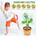 Dancing Cactus Plush Toy, Electronic Shaking Cactus Singing Shaking Recording Plant Lovely Plush Stuffed with Music  for Kids Toddler Gifts For Home Decoration.. 