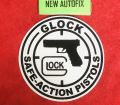Car Styling Rear Waterproof Round G Lock Sticker Black 01 PC. 