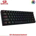 Redragon K530 Pro Draconic 60% Compact RGB Wireless Gaming Mechanical Keyboard, 61 Keys Tenkeyless Designed 5.0 Bluetooth with Red Switches for PC, Tablet, Cell Phone. 