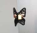 Lifestyle Glory Brand 3D Wooden Decorative Butterfly Corner Wall Shelf I Modern Wall Mounted Shelf, Wooden Shelf, Corner Shelf, Room Decoration Items for Plants, Home Decoration Items for Candles I Decorating items. 