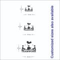 Team Work Idea Wall Stickers for Office Decor Vinyl Wall Art Commercial Offices Decoration Motivational Wallpapers. 