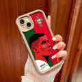 Hontinga for Redmi A3x Redmi A3 Back Cover Cristiano Ronaldo Pattern Case Ladder Soft Rubber Mobile Phone Cover. 